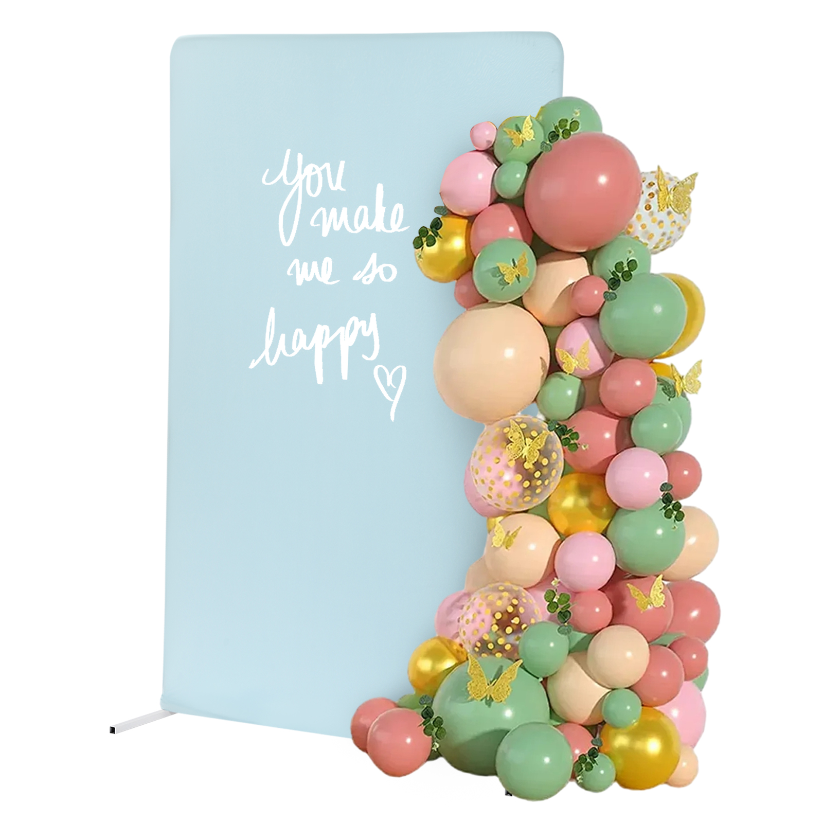 Photo Booth Frame - 1.5×2m Freestanding Backdrop Frame, 19mm Round