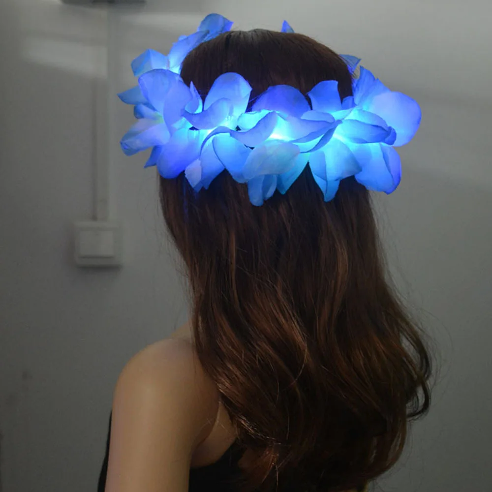 Cotton Candy Cone - Luminous Headbands Party Led Headband Flower