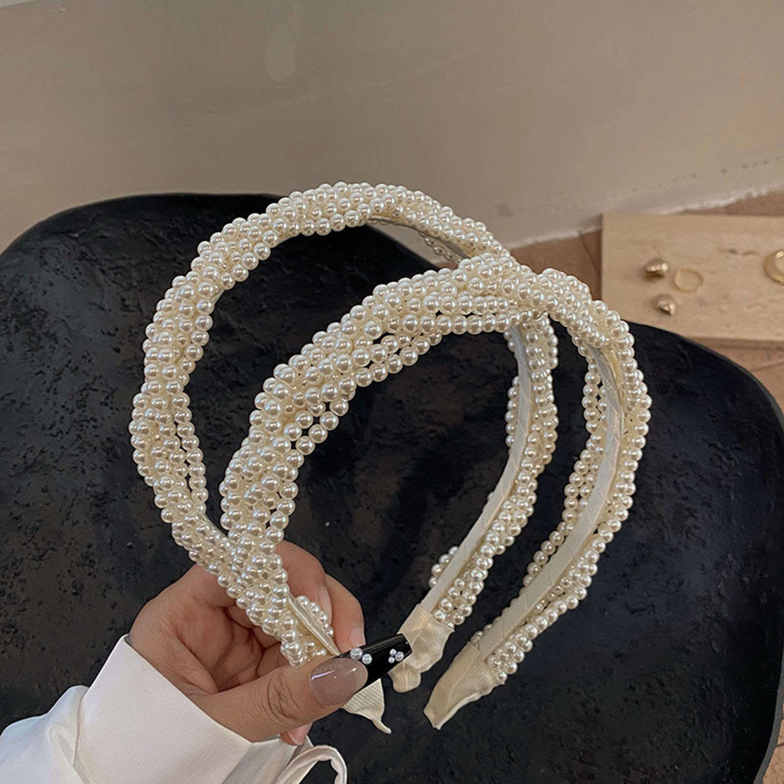 Event Suppliers - Elegant Pearl Headband for Women Hair
