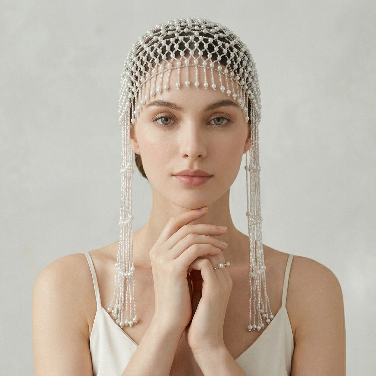Luxury Pearls Beaded Headwrap  - Event Suppliers review and price