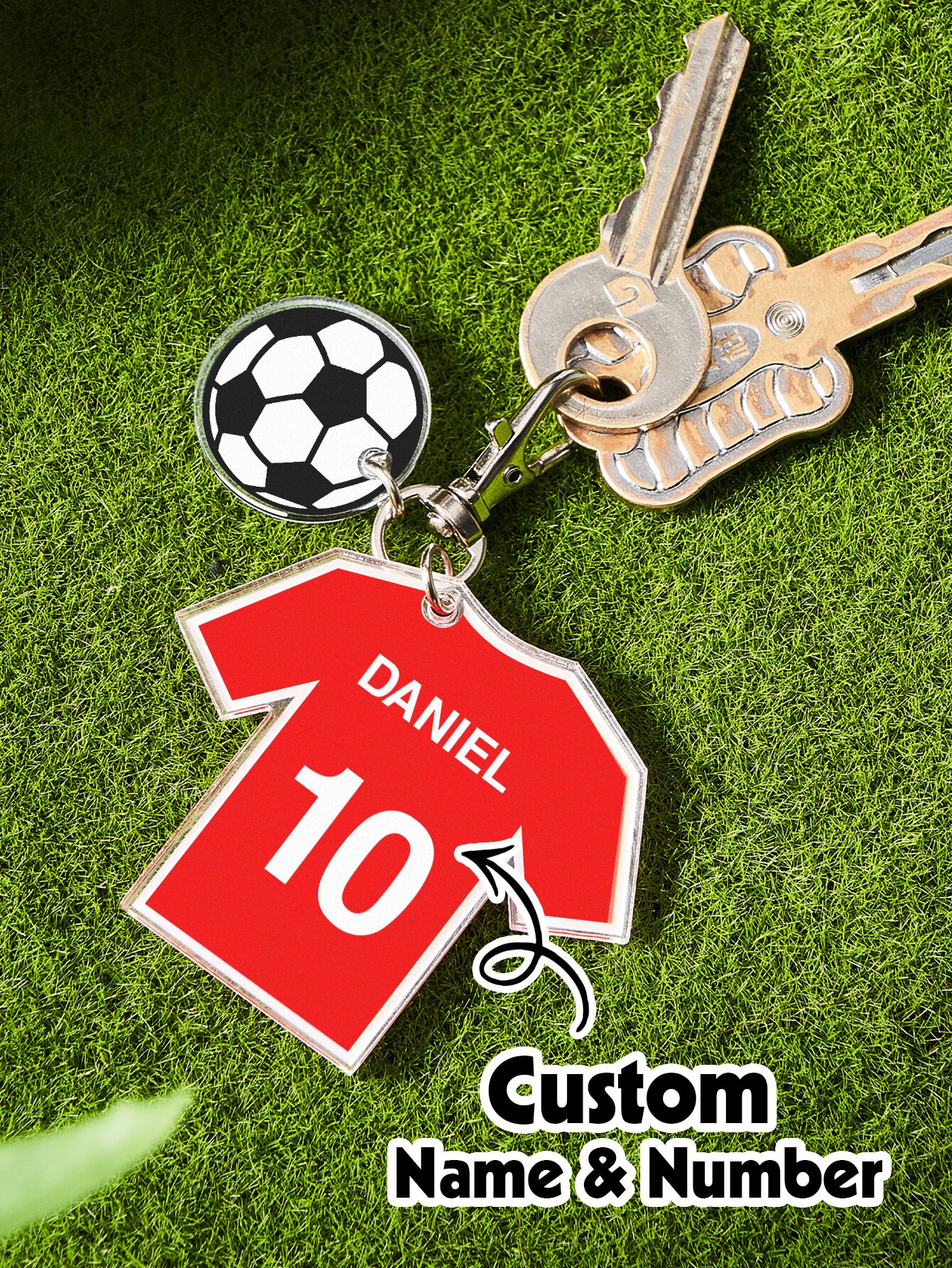 Custom Football Jersey Keychai - Event Party review and price
