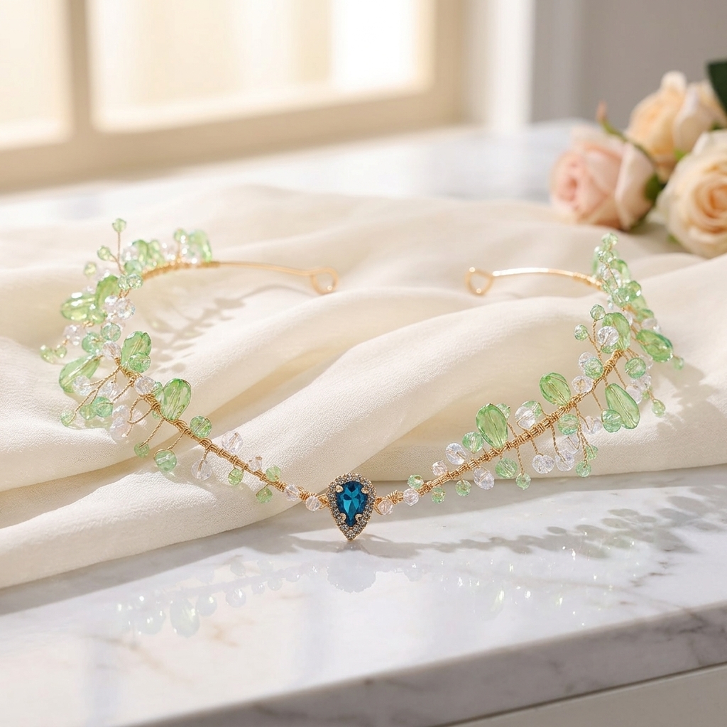 Bridal Hairband Triangular Cry - Event Party review and price