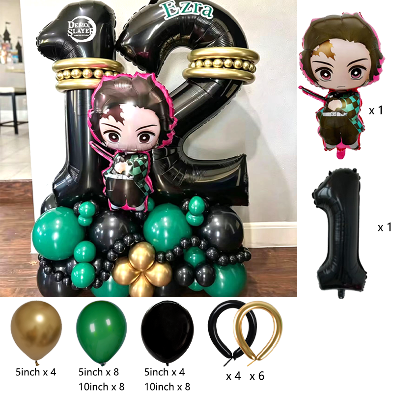 Premium Demon Slayer Theme Bal - Balloon Arch Kit review and price