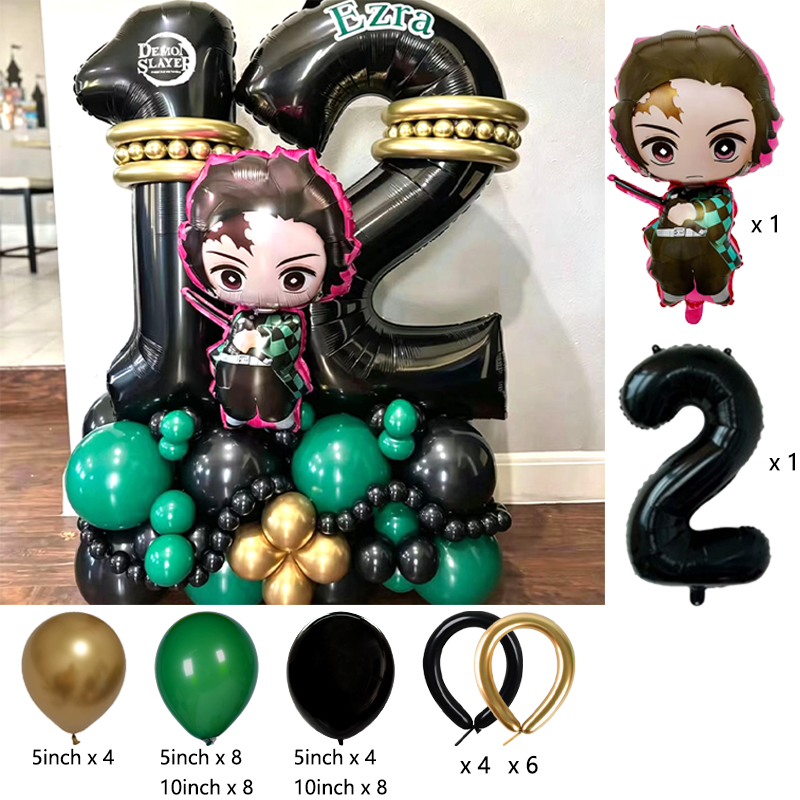 Premium Demon Slayer Theme Bal - Balloon Arch Kit review and price
