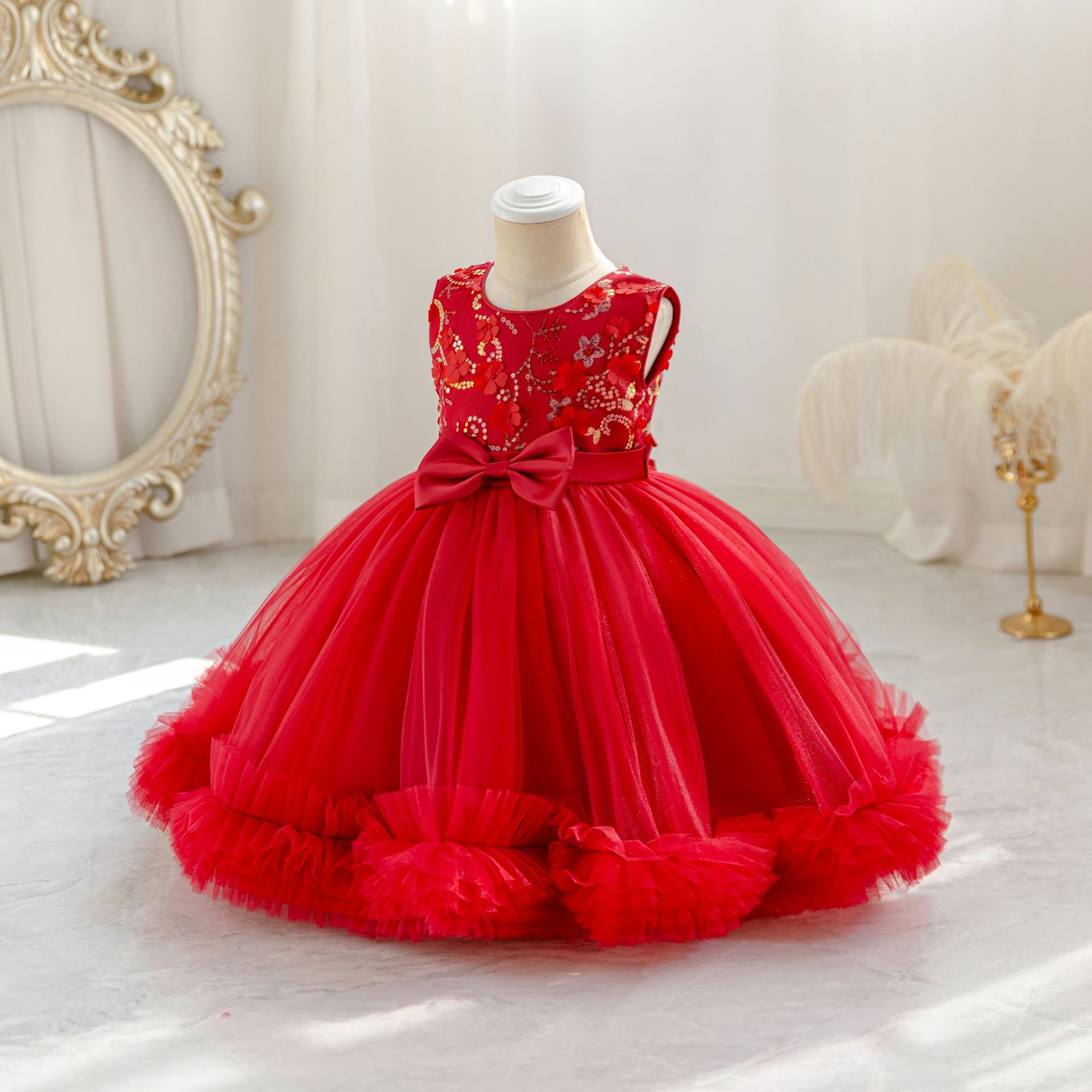 HETISO Tulle Puffy Flower Girl - Glitter Tablecloth review and price