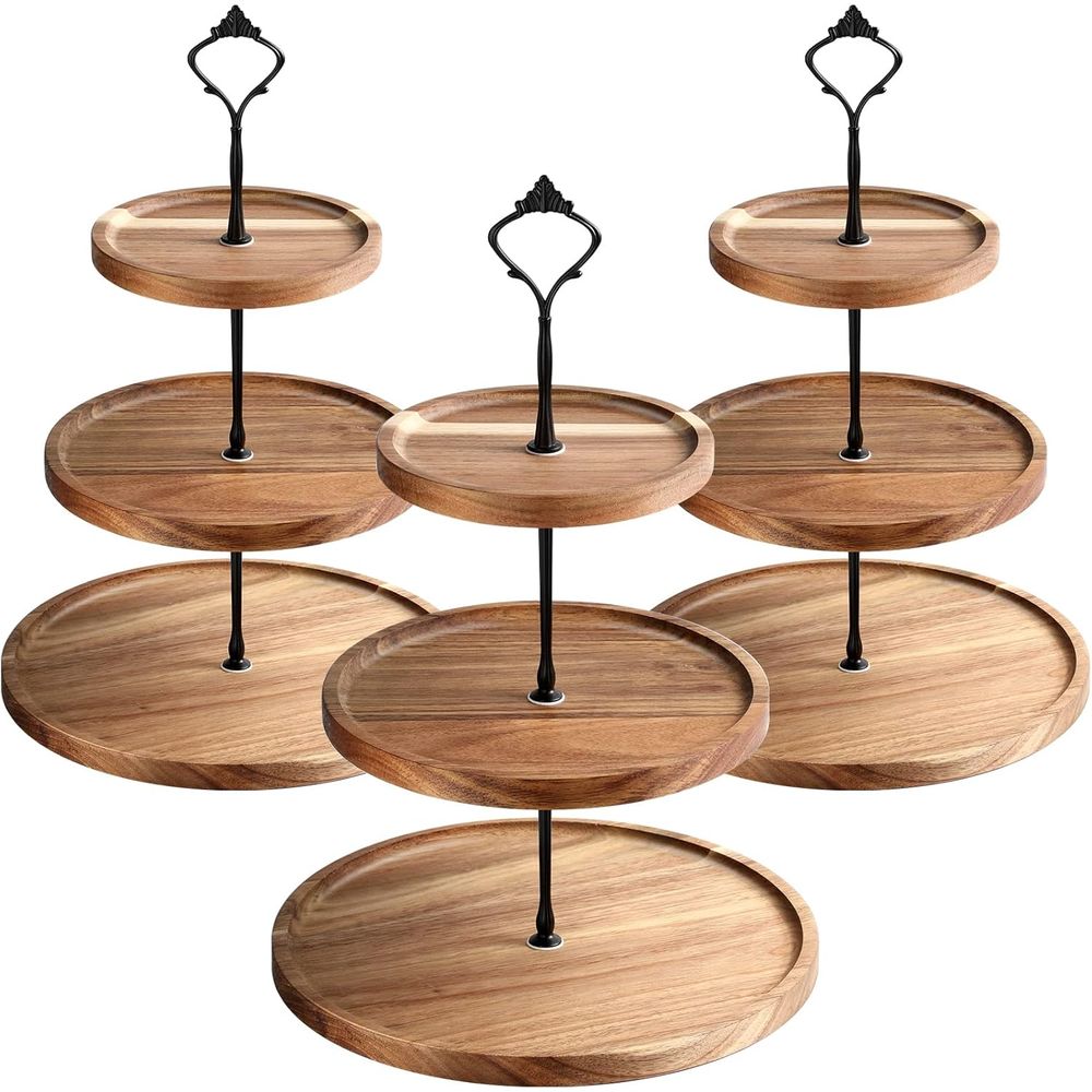 3 Set 3 Tier Wood Cupcake Stan - Cupcake Stand Tier review and price