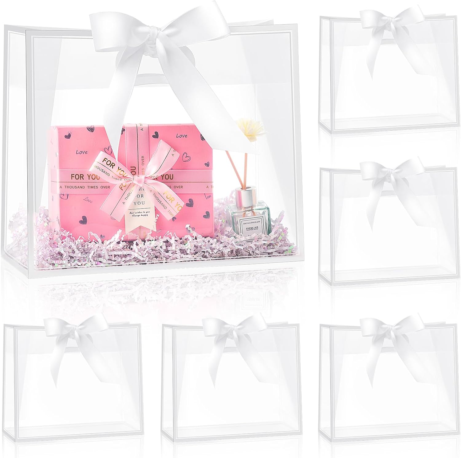 Clear Plastic Gift Bags with H - Party Favor Bag review and price