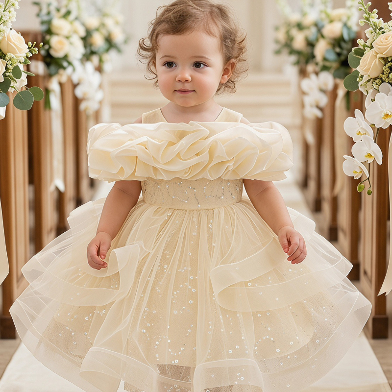 2026 Children Girls Tulle Bead - Glitter Tablecloth review and price