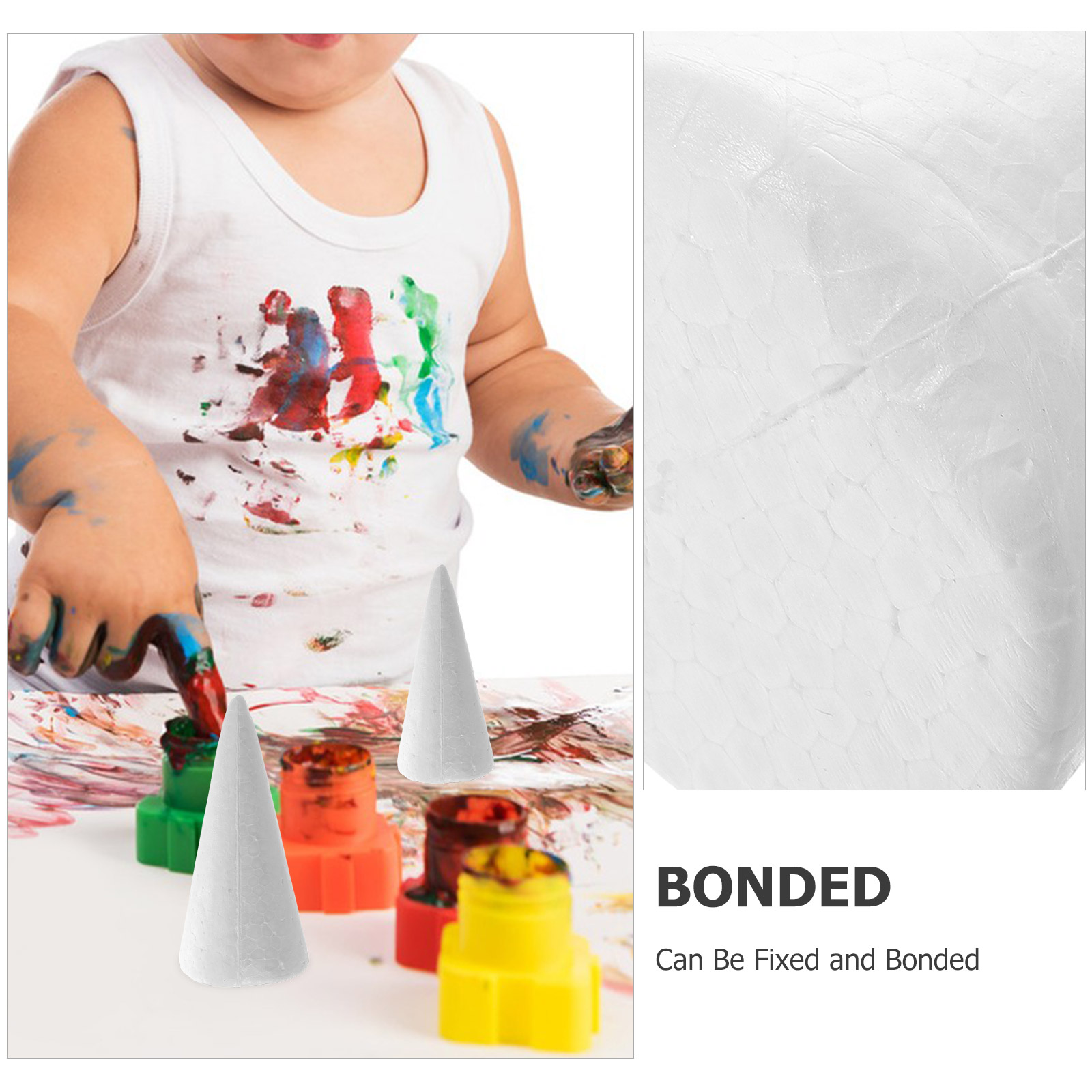 12pcs 15cm White Solid Craft F - Cotton Candy Cone review and price