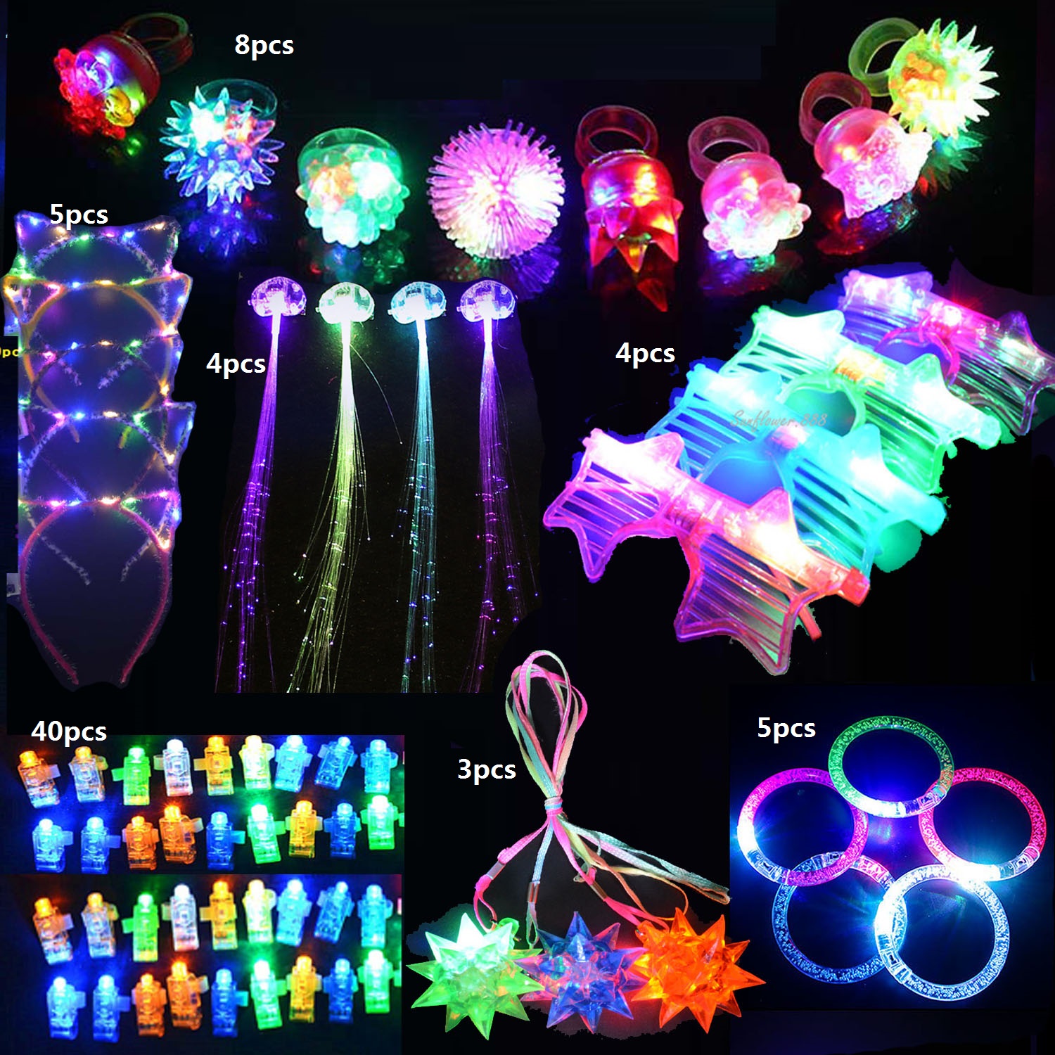 Pack Light Up Toy Party Favors - Cotton Candy Cone review and price