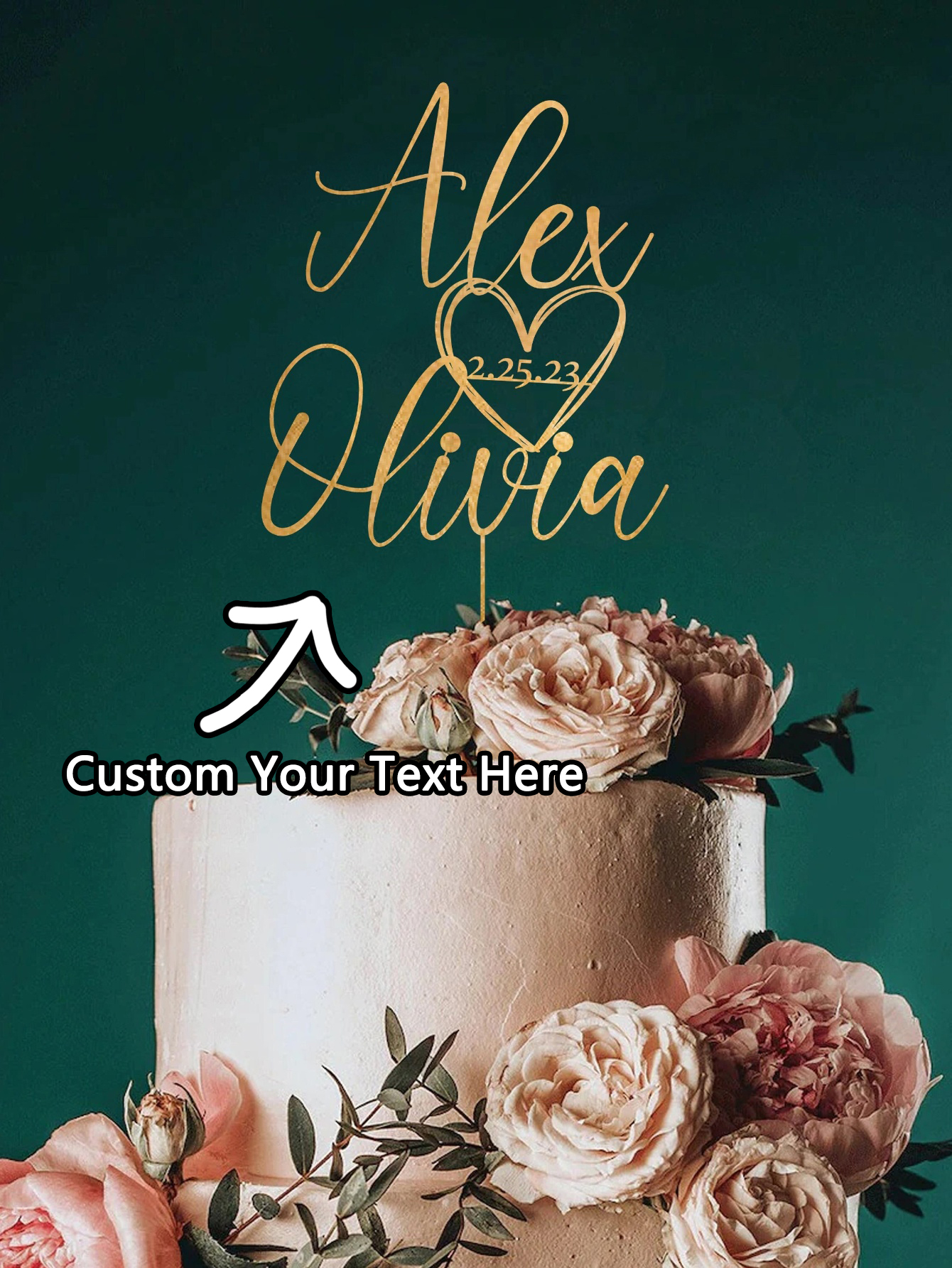 Custom Cake Topper - 1PC Perso - Event Suppliers review and price