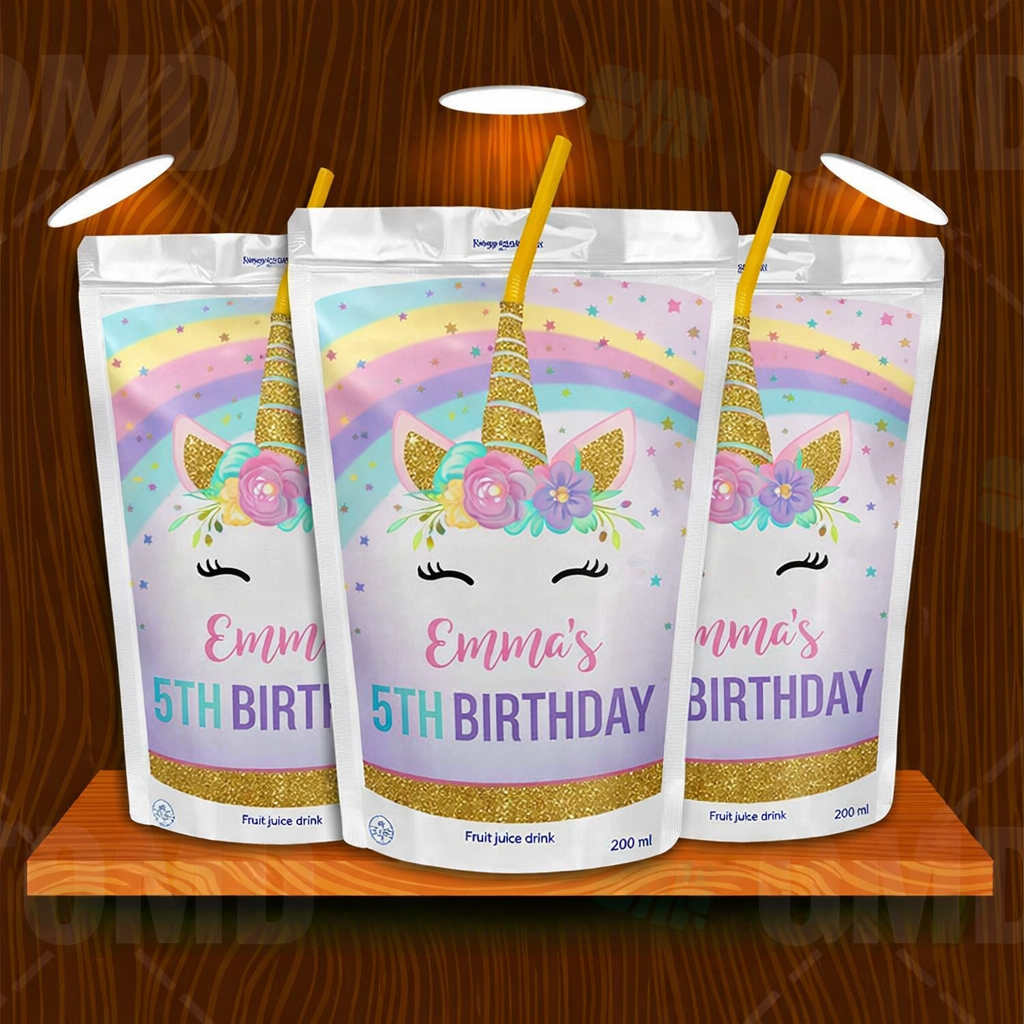 Custom Juice Pouch Label, Pers - Party Event Supplier review and price