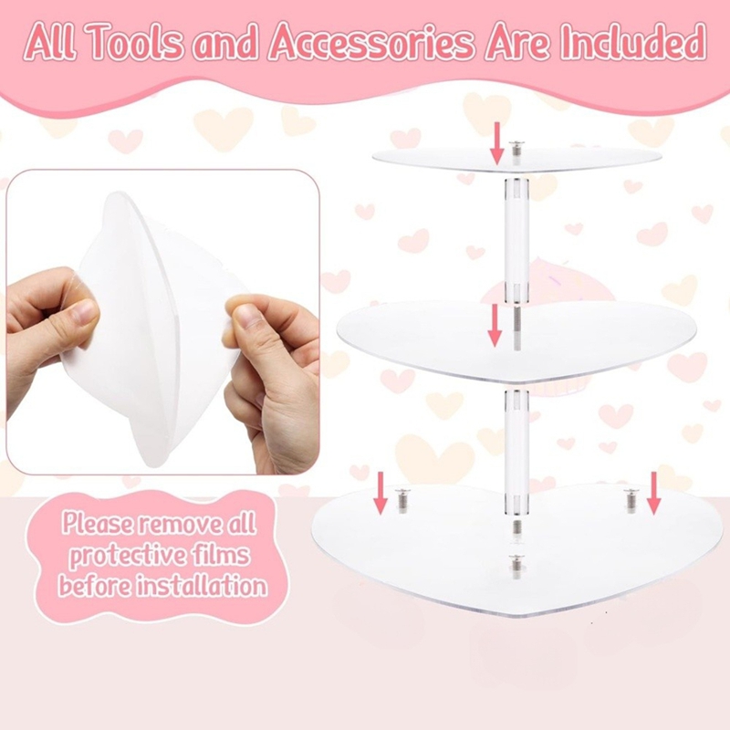 3 Tier Cupcake Stand with Base - Cupcake Stand Tier review and price