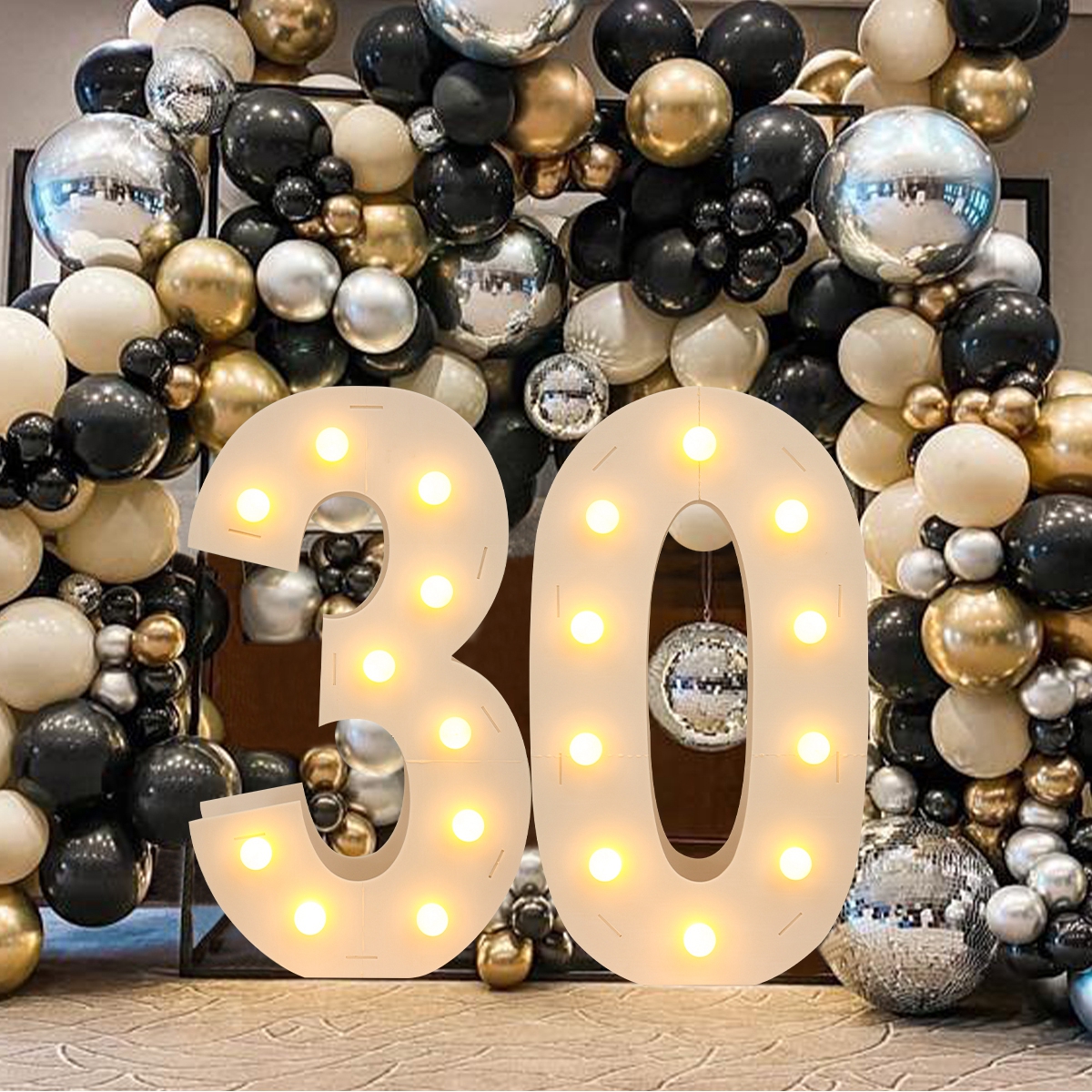 91.5CM Giant Number Led Light  - Led Balloon Light review and price
