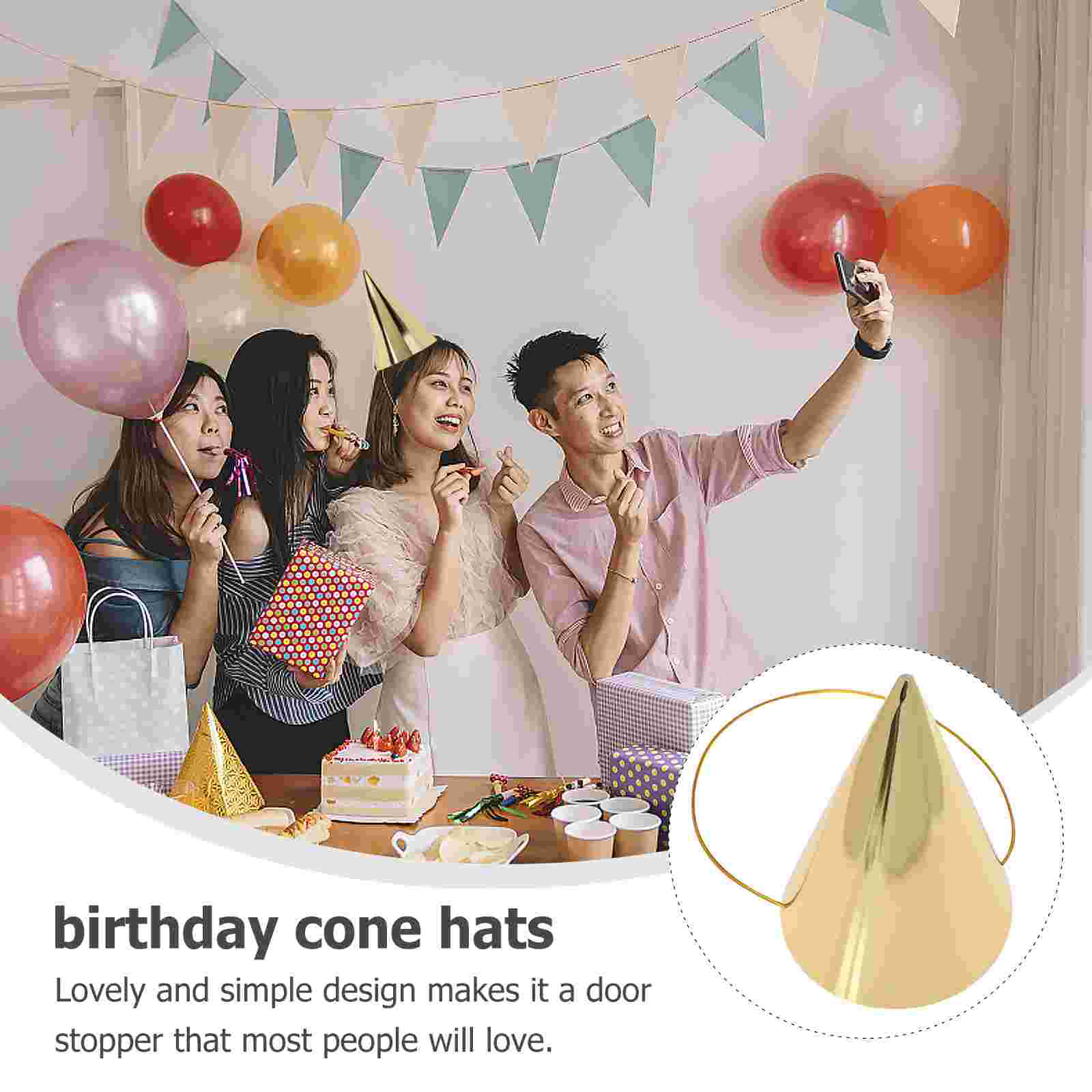  8 Pcs Birthday Hat Celebratio - Party Hat Cone review and price