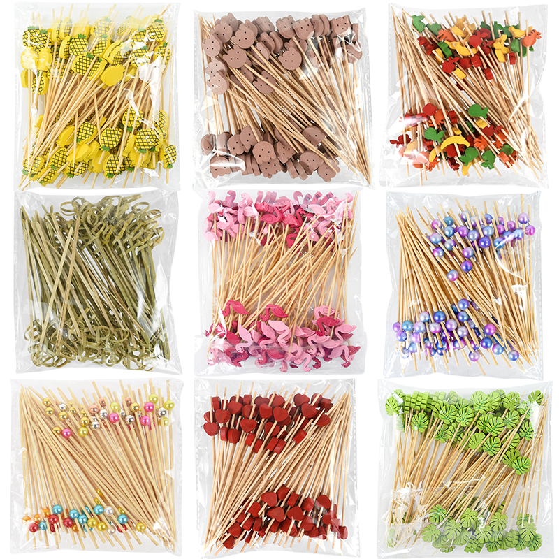 100Pcs Disposable Bamboo Skewe - Centerpiece Stick review and price