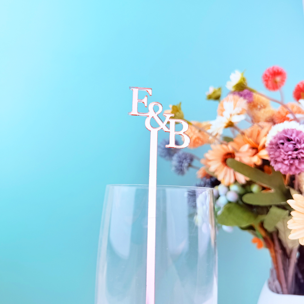 20pcs/50pcs Custom Initial nam - Centerpiece Stick review and price