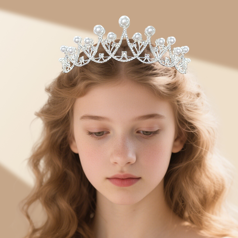 Elegant Pearl Crown Single Fas - Event Party review and price