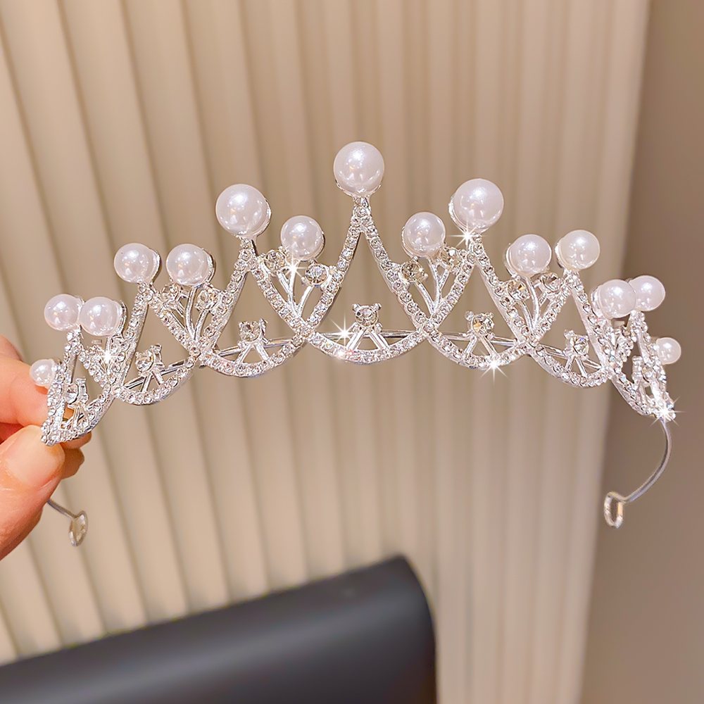 Elegant Pearl Crown Single Fas - Event Party review and price