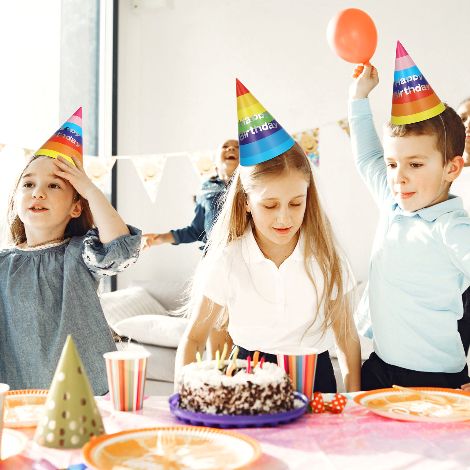 20Pcs Cute Birthday Party Hats - Party Hat Cone review and price