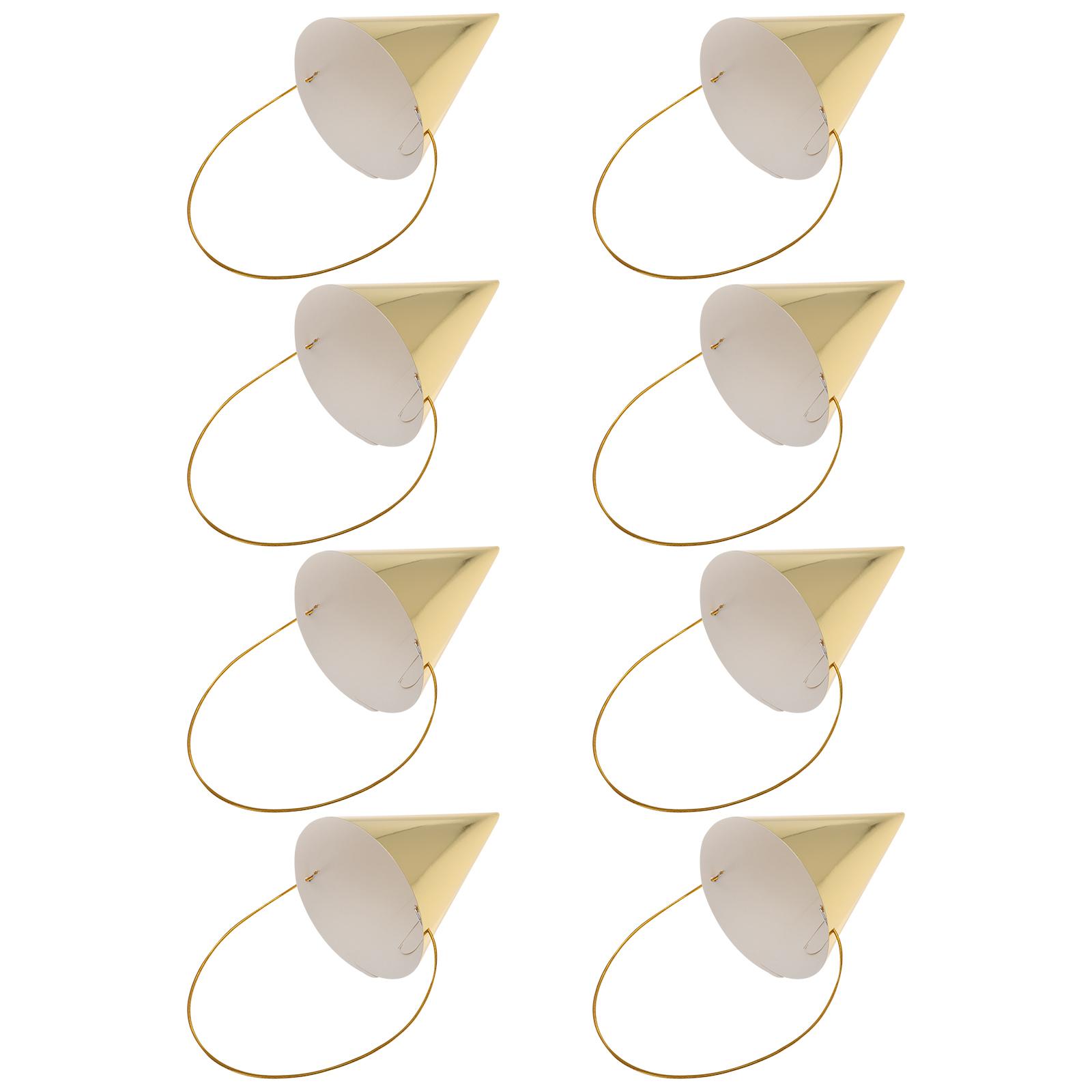 8 Pcs Birthday Hat Mini Assort - Party Hat Cone review and price