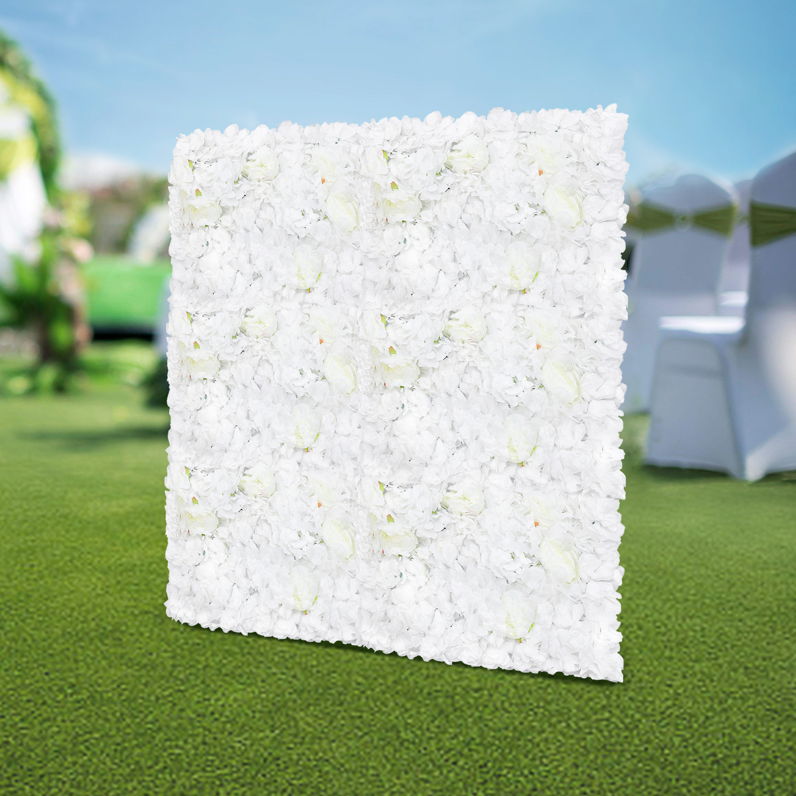 6PCS Silk Decorative Backdrop, - Flower Wall Panel review and price