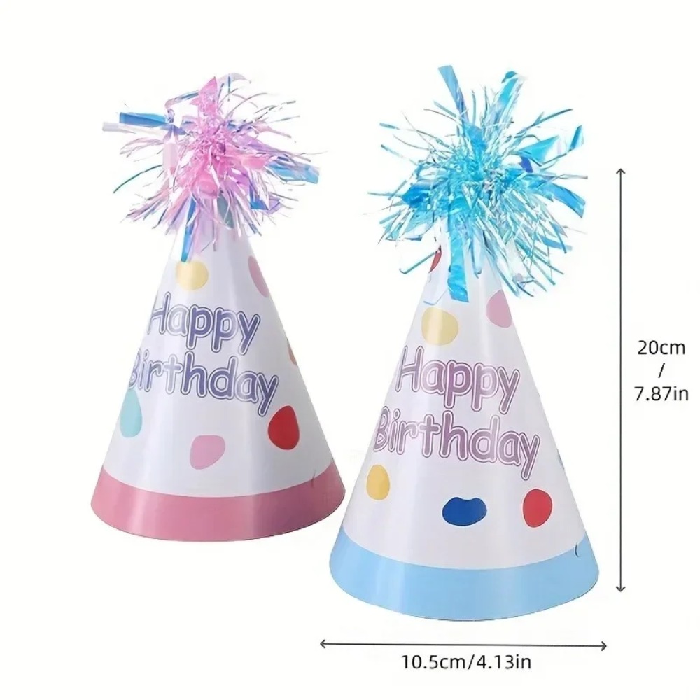 12Pc/6pcs Macaron Color Paper  - Party Hat Cone review and price
