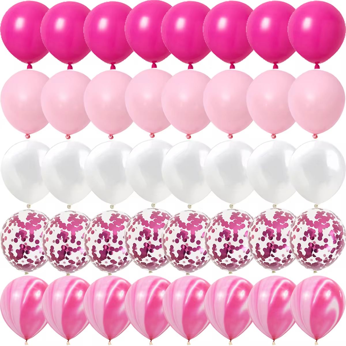 Rose Pink Metal Latex Confetti - Balloon Pump Hand review and price