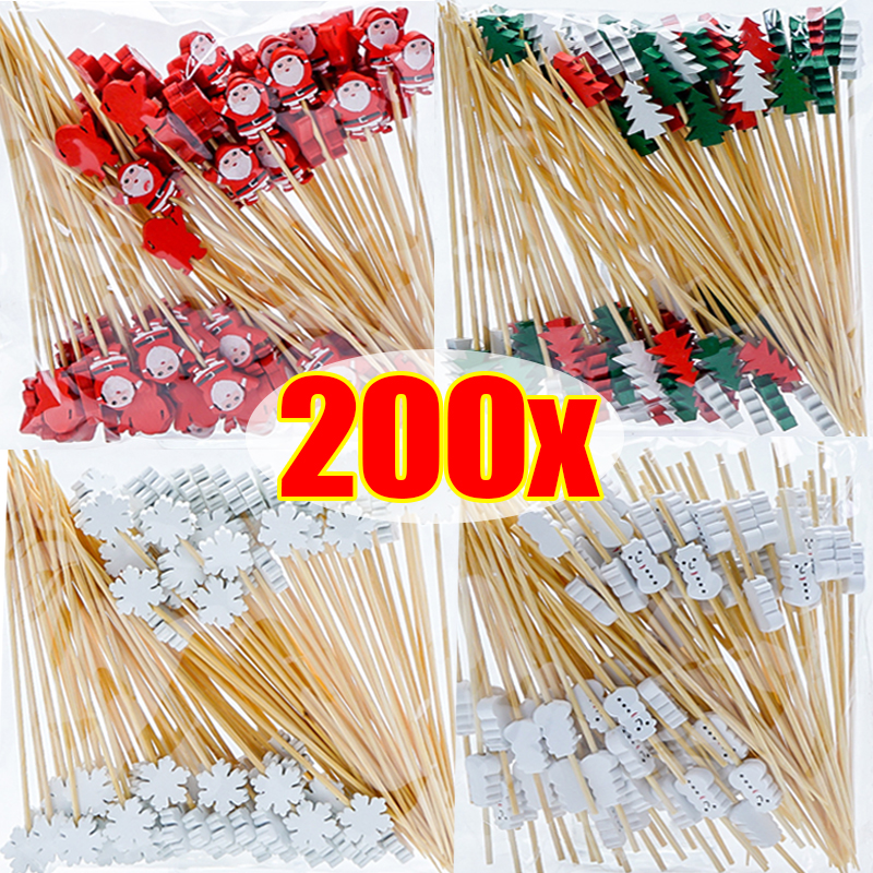 200/50PCS Christmas Fruit Skew - Centerpiece Stick review and price