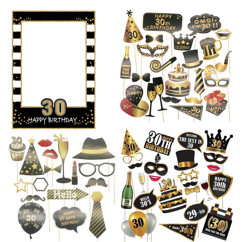 30 40 50 60 Birthday Photo Boo - Photo Booth Frame review and price