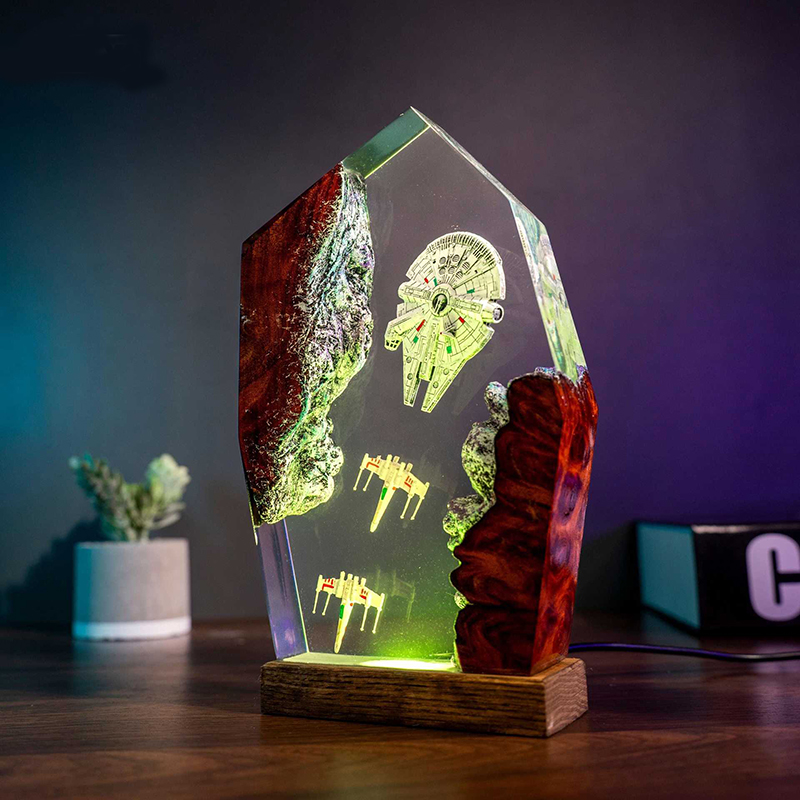 Table Resin Lamp Universe War  - Eve Party review and price