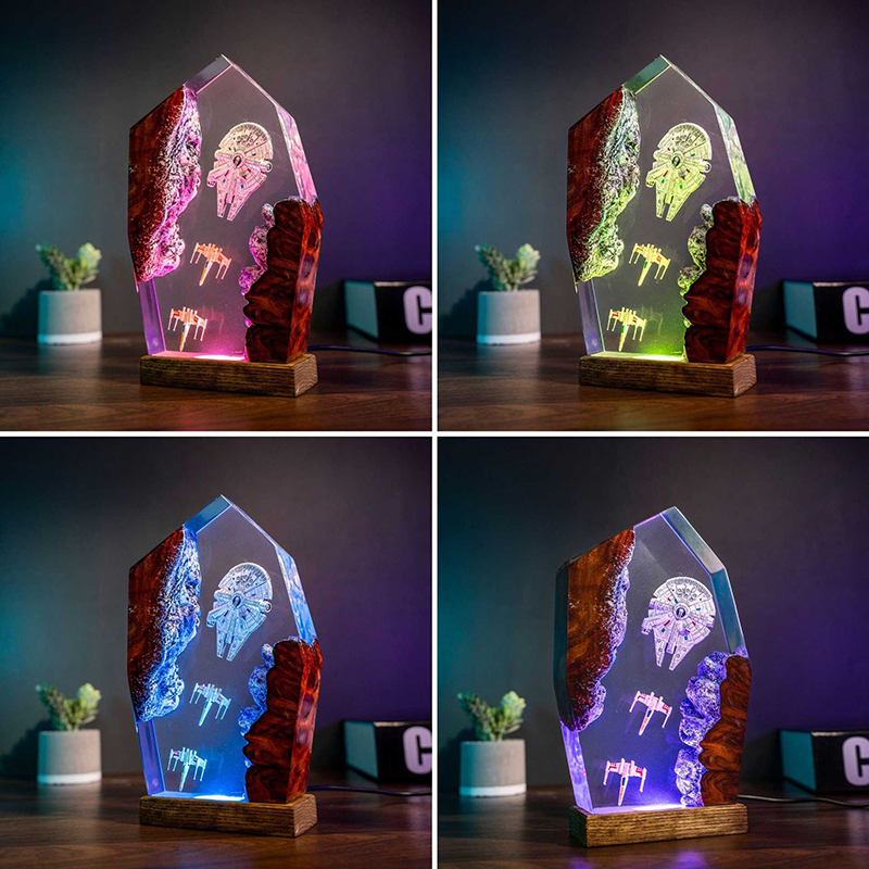 Table Resin Lamp Universe War  - Eve Party review and price