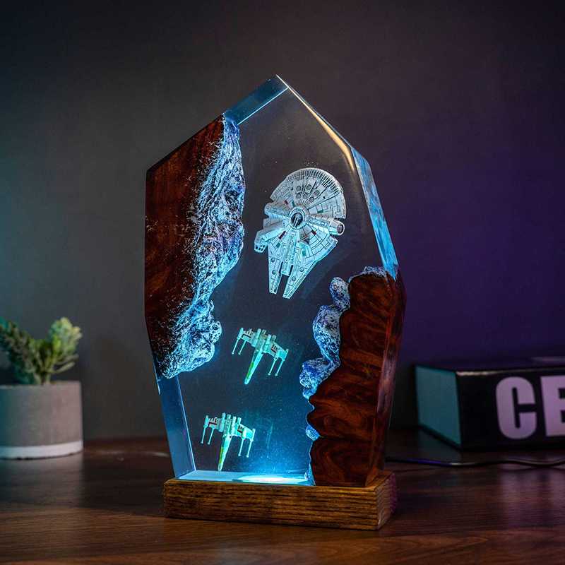Table Resin Lamp Universe War  - Eve Party review and price