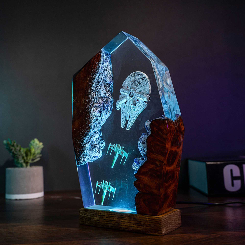 Table Resin Lamp Universe War  - Eve Party review and price