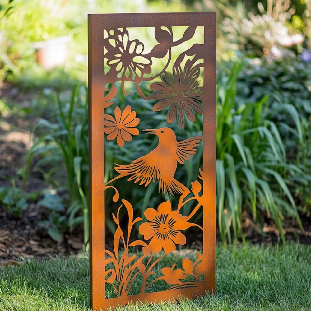 Outdoor 2D Metal Garden Wall P - Flower Wall Panel review and price