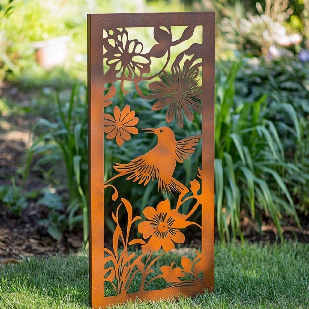 Outdoor 2D Metal Garden Wall P - Flower Wall Panel review and price