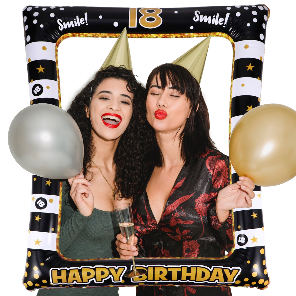 Birthday Party Supplies 18 Bal - Photo Booth Frame review and price
