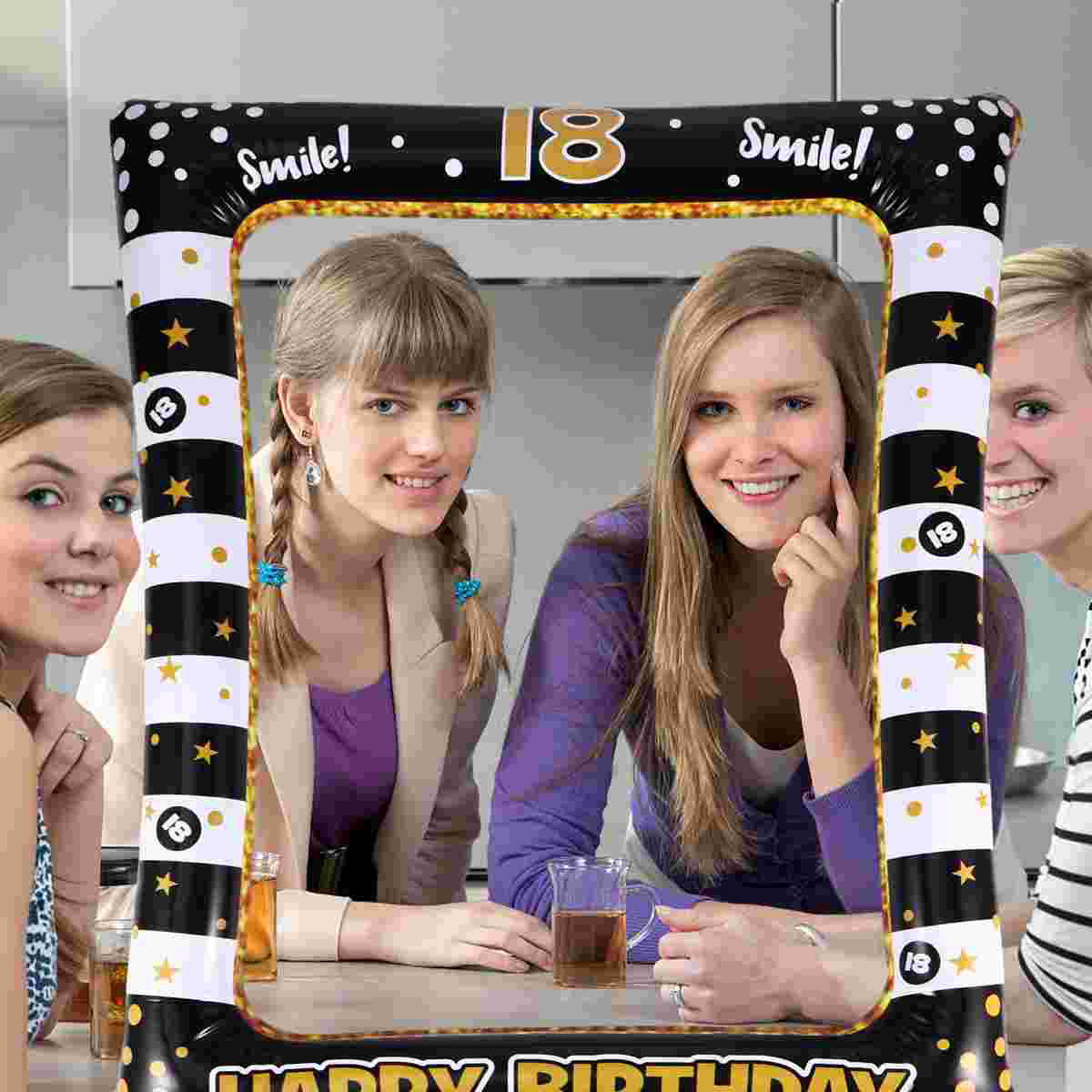 Birthday Party Supplies 18 Bal - Photo Booth Frame review and price