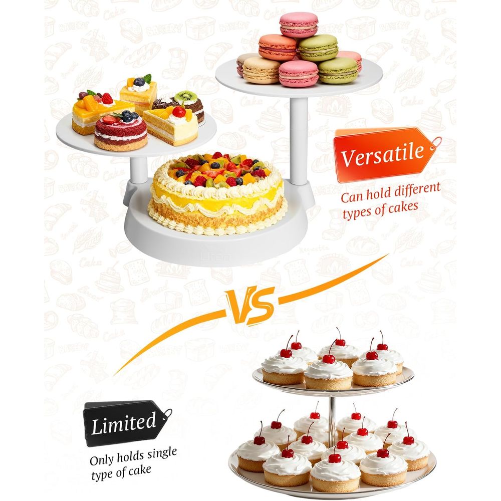 3-Tier Plastic Cupcake Stand,  - Cupcake Stand Tier review and price