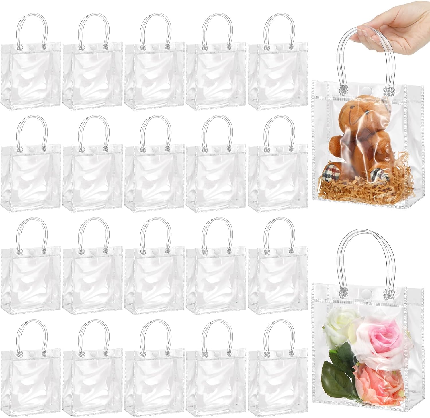 Clear Plastic Gift Bags with H - Party Favor Bag review and price