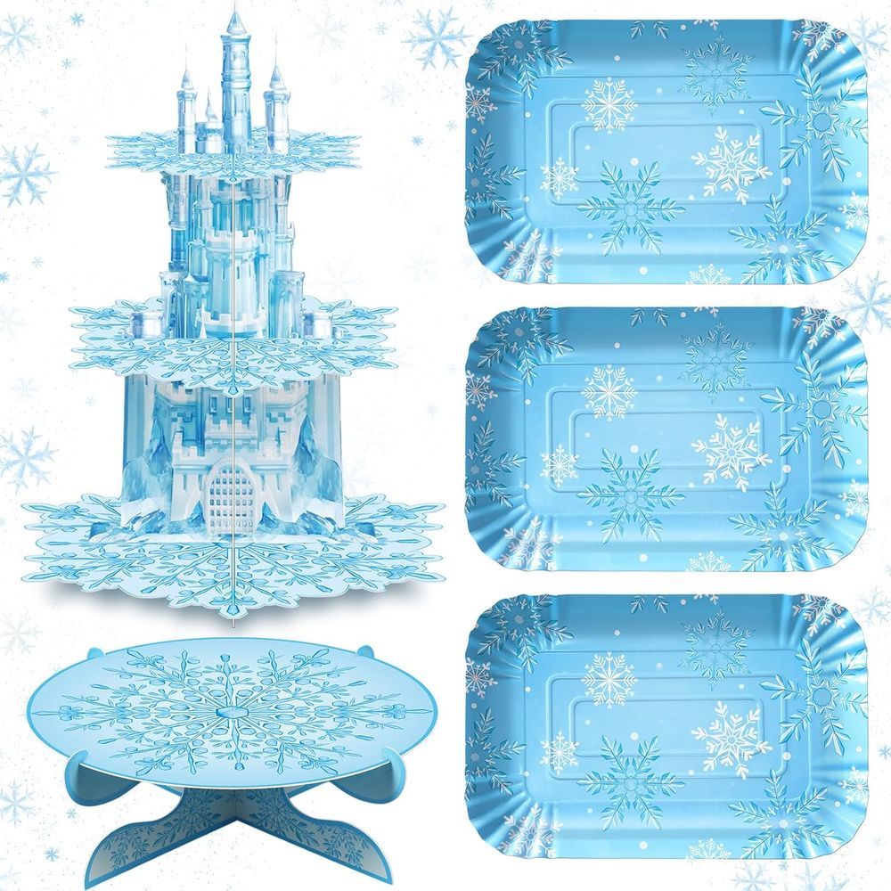 3-Tier Blue Castle Cupcake Sta - Cupcake Stand Tier review and price