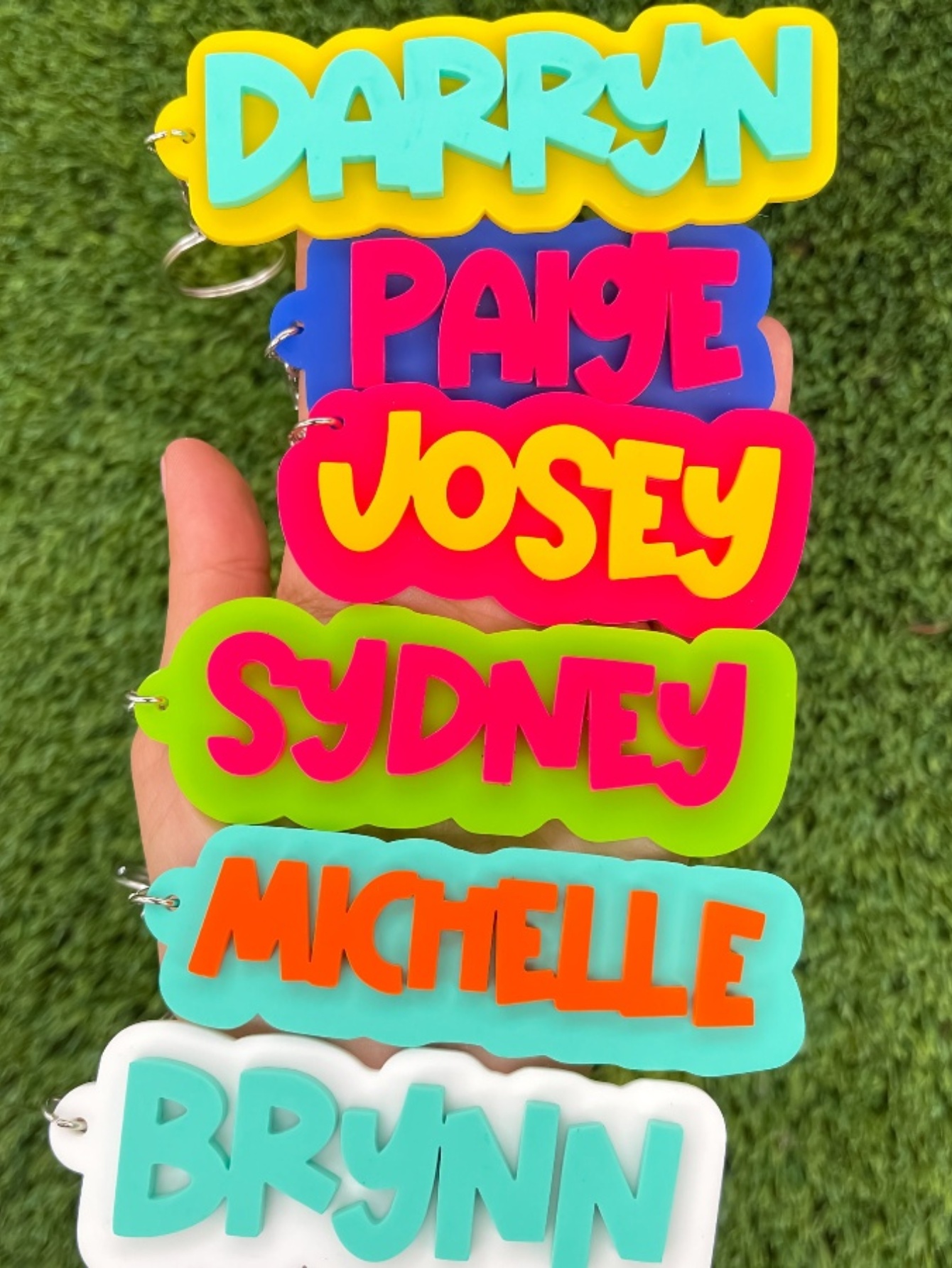 Customized Keyring with Name o - Event Suppliers review and price