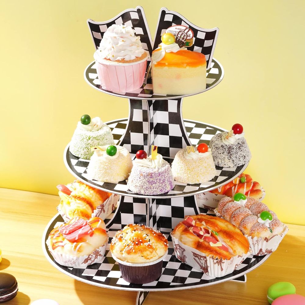 3-Tier Round Cupcake Stand wit - Cupcake Stand Tier review and price