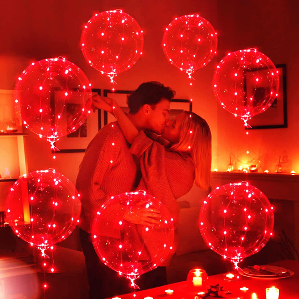 3 set Red Light Up Led Clear B - Led Balloon Light review and price