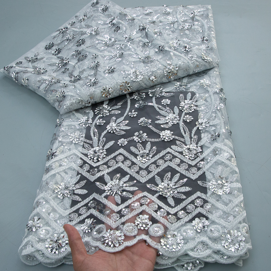2026 French Sequins Lace Fabri - Glitter Tablecloth review and price