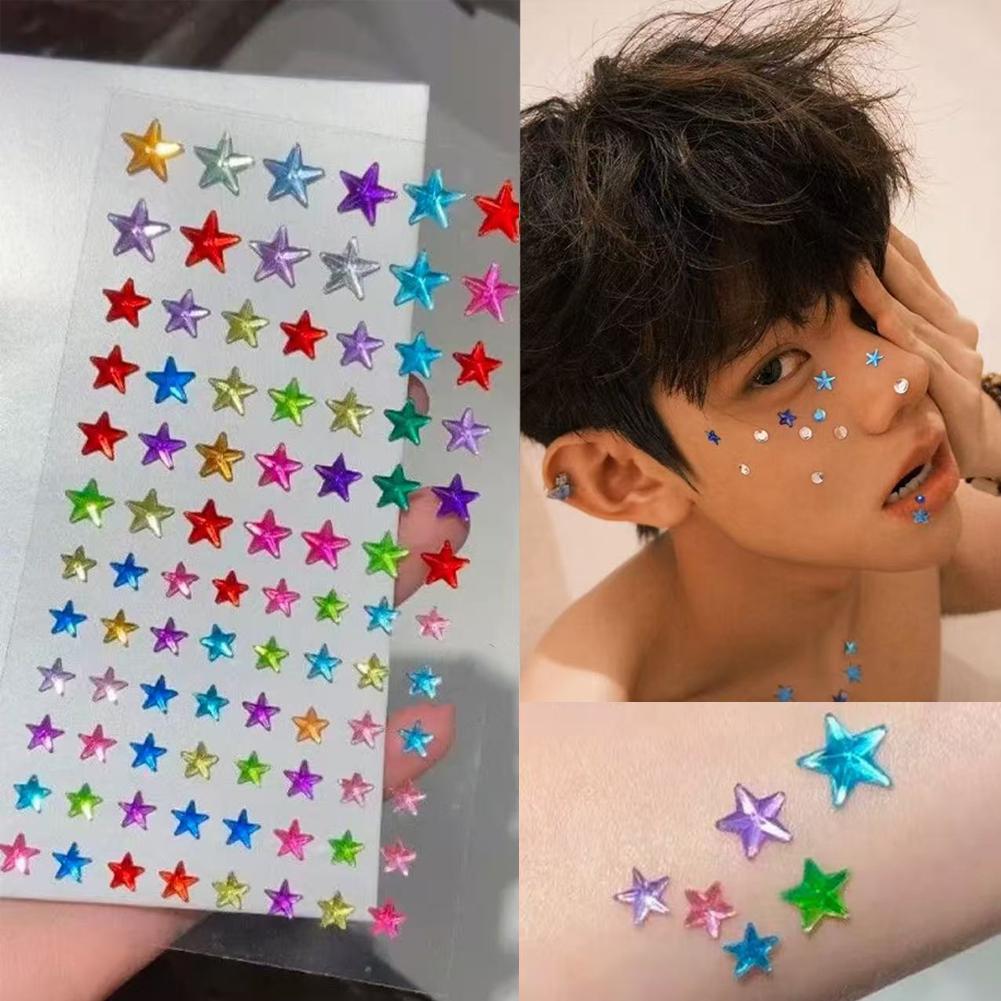 Self-Adhesive Face Rhinestones - Event Party review and price