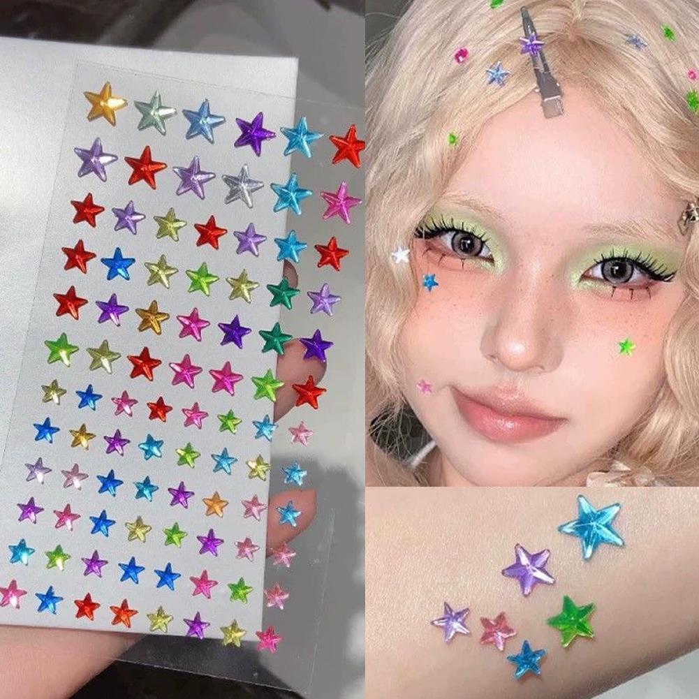 Self-Adhesive Face Rhinestones - Event Party review and price