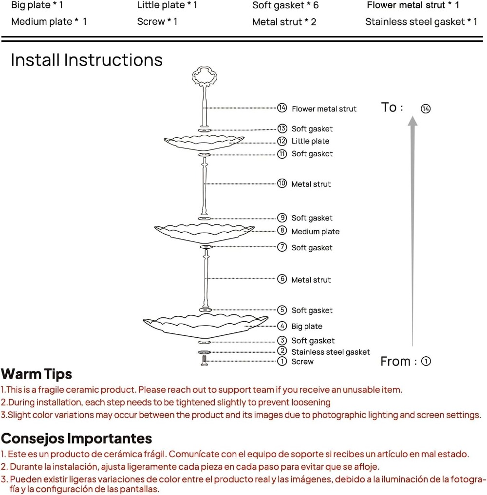 3 Tier Porcelain Cupcake Stand - Cupcake Stand Tier review and price