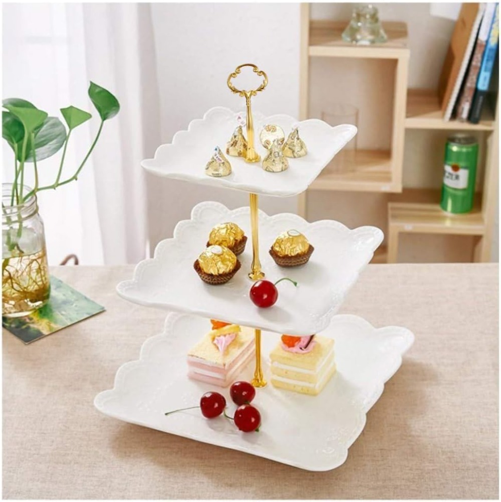 3 Tier Porcelain Cupcake Stand - Cupcake Stand Tier review and price