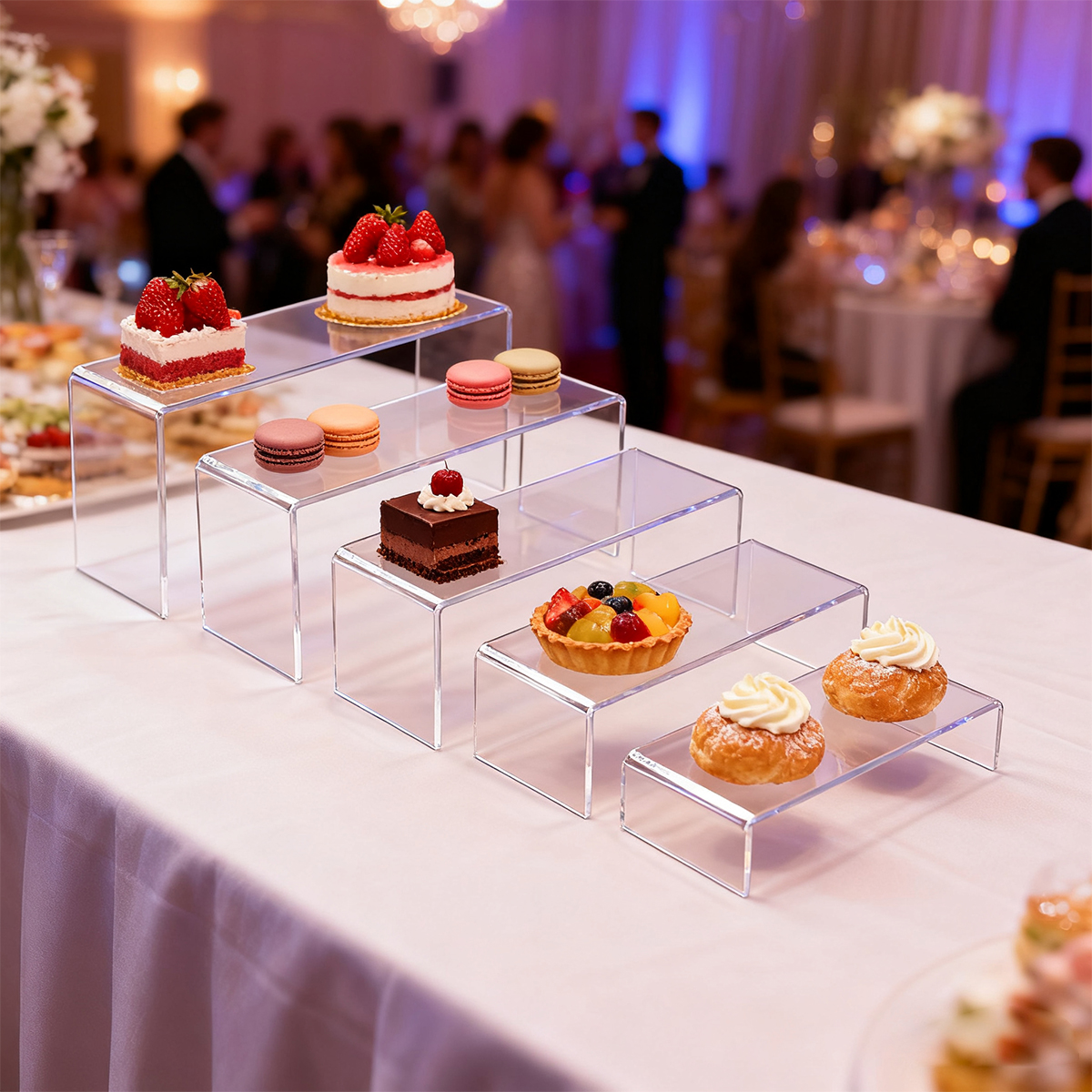 5pcs Acrylic Dessert Display S - Cupcake Stand Tier review and price